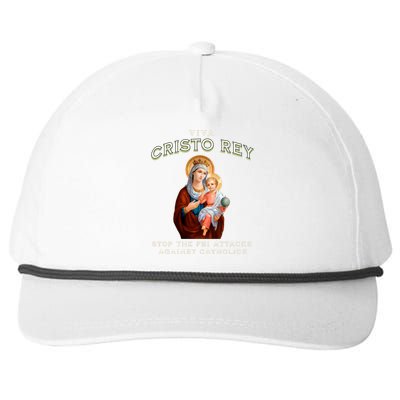 Viva Cristo Rey Roman Catholic Religious Freedom Snapback Five-Panel Rope Hat