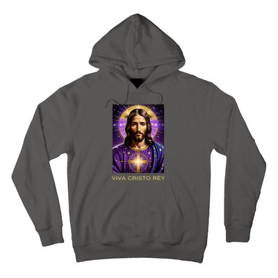 Viva Cristo Rey Catholic Jesus Christ The King Hoodie