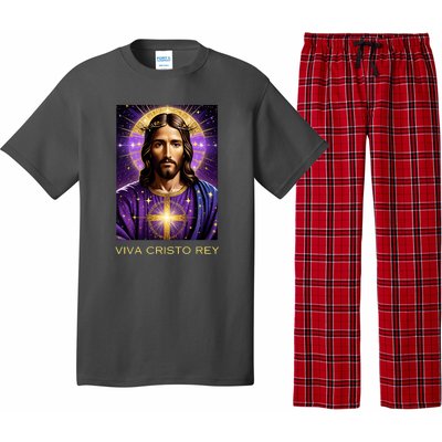 Viva Cristo Rey Catholic Jesus Christ The King Pajama Set