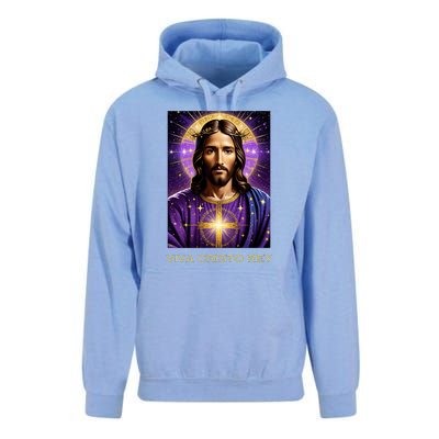 Viva Cristo Rey Catholic Jesus Christ The King Unisex Surf Hoodie