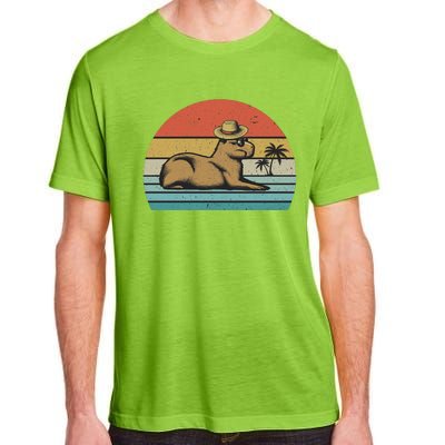 Vintage Capybara Retro Capybara Adult ChromaSoft Performance T-Shirt