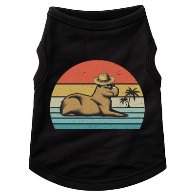 Vintage Capybara Retro Capybara Doggie Tank