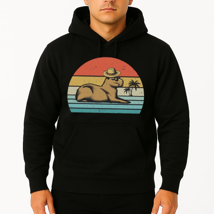 Vintage Capybara Retro Capybara Hoodie