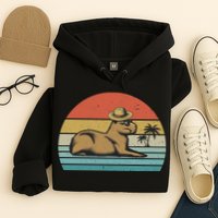 Vintage Capybara Retro Capybara Hoodie