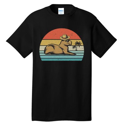 Vintage Capybara Retro Capybara Tall T-Shirt