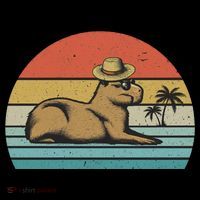 Vintage Capybara Retro Capybara Bag
