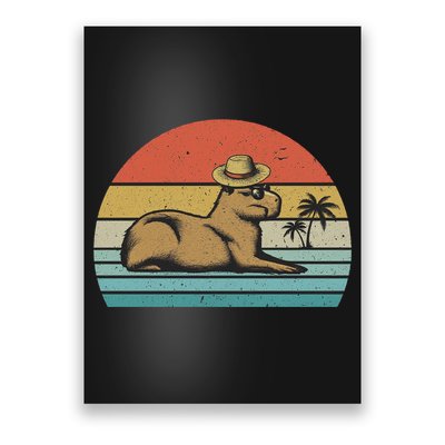 Vintage Capybara Retro Capybara Poster