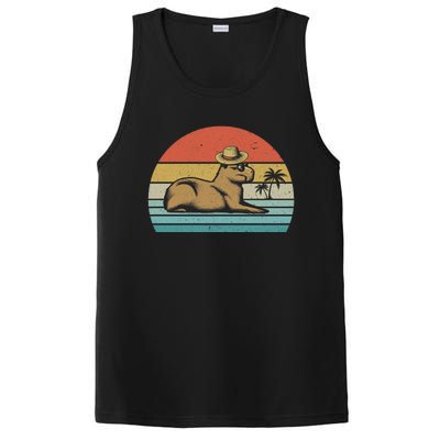 Vintage Capybara Retro Capybara PosiCharge Competitor Tank