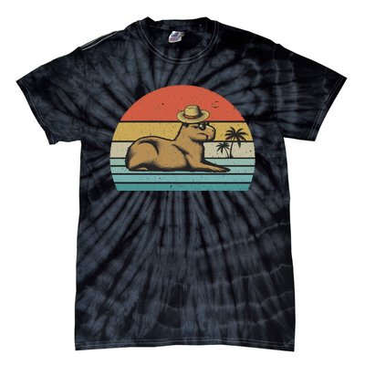 Vintage Capybara Retro Capybara Tie-Dye T-Shirt