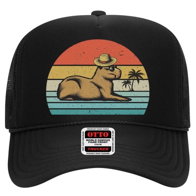 Vintage Capybara Retro Capybara Trucker Hat