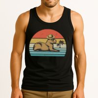Vintage Capybara Retro Capybara Tank Top