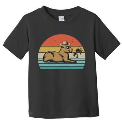 Vintage Capybara Retro Capybara Toddler T-Shirt