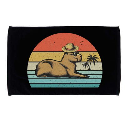 Vintage Capybara Retro Capybara Microfiber Hand Towel