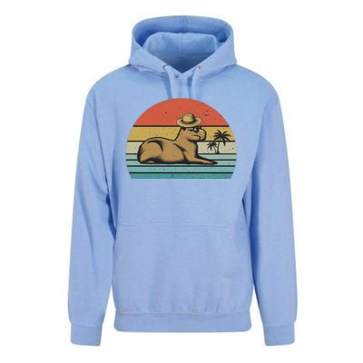 Vintage Capybara Retro Capybara Unisex Surf Hoodie