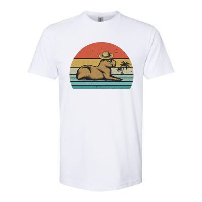 Vintage Capybara Retro Capybara Softstyle® CVC T-Shirt