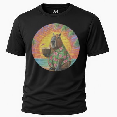 Vintage Capybara Retro Capybara Performance Shirt