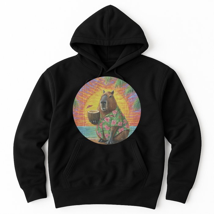 Vintage Capybara Retro Capybara Hoodie
