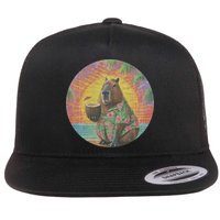 Vintage Capybara Retro Capybara Flatbill Hat