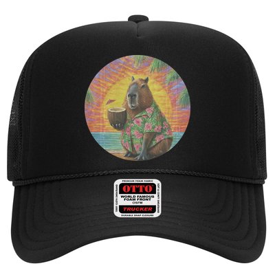 Vintage Capybara Retro Capybara Trucker Hat