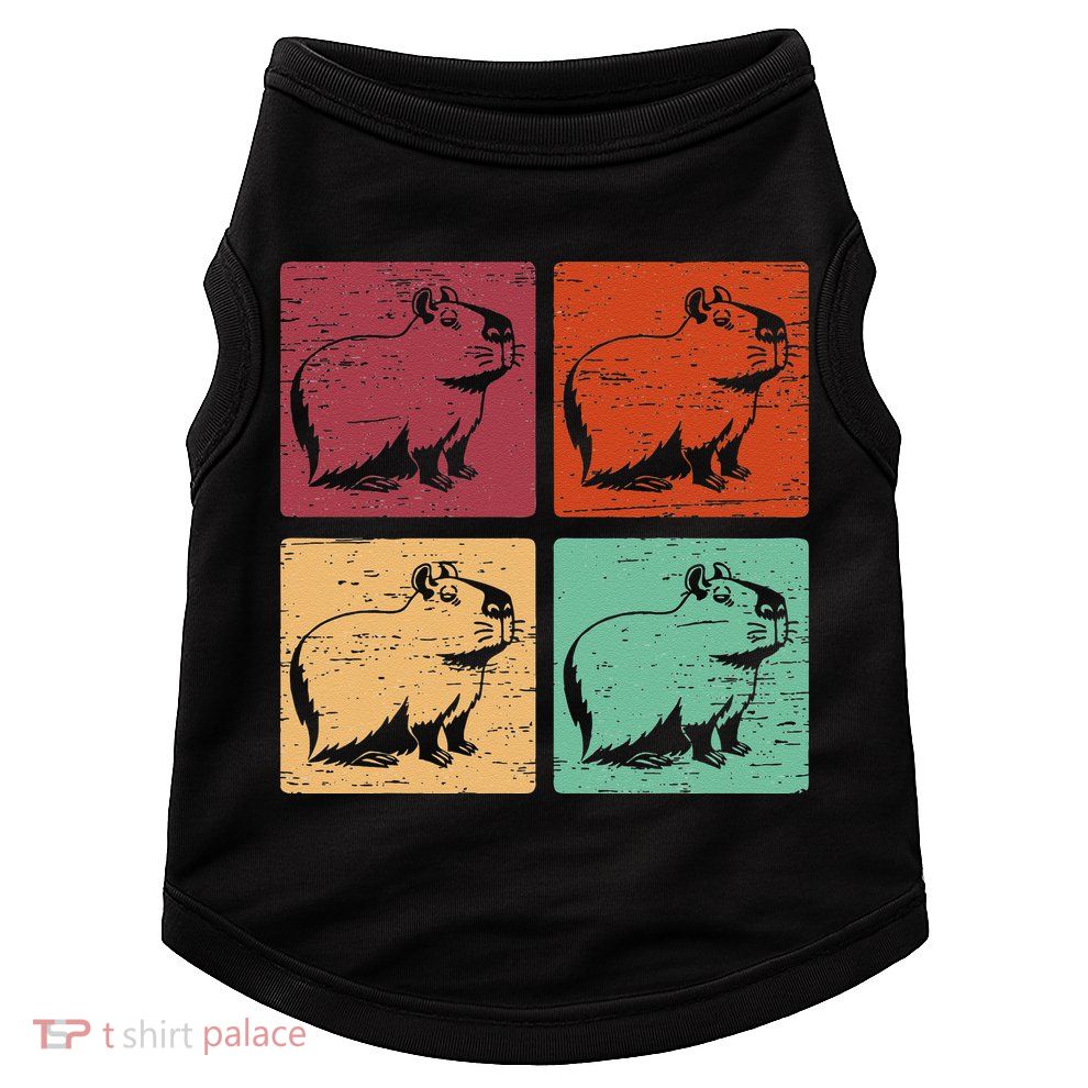 Vintage Capybara Rodent Animals Vintage Capybaras Capybara  Doggie Tank