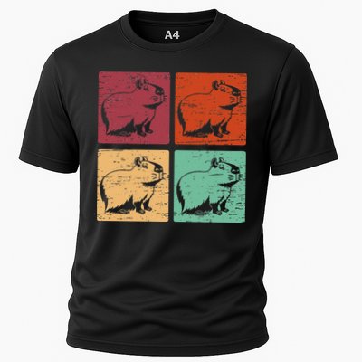 Vintage Capybara Rodent Animals Vintage Capybaras Capybara  Performance Shirt