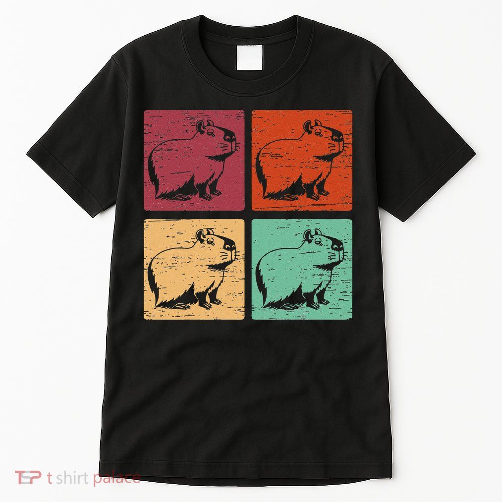 Vintage Capybara Rodent Animals Vintage Capybaras Capybara  Tall T-Shirt