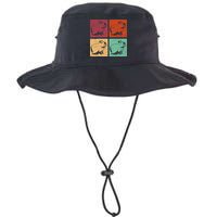 Vintage Capybara Rodent Animals Vintage Capybaras Capybara  Bucket Hat