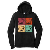 Vintage Capybara Rodent Animals Vintage Capybaras Capybara  Women's Pullover Hoodie