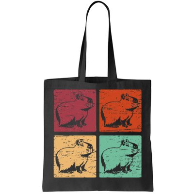 Vintage Capybara Rodent Animals Vintage Capybaras Capybara  Tote Bag