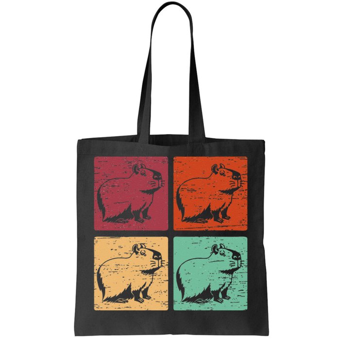 Vintage Capybara Rodent Animals Vintage Capybaras Capybara  Tote Bag