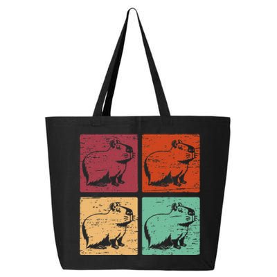 Vintage Capybara Rodent Animals Vintage Capybaras Capybara  25L Jumbo Tote