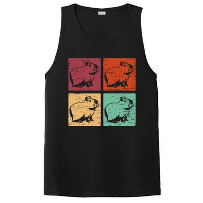 Vintage Capybara Rodent Animals Vintage Capybaras Capybara  PosiCharge Competitor Tank