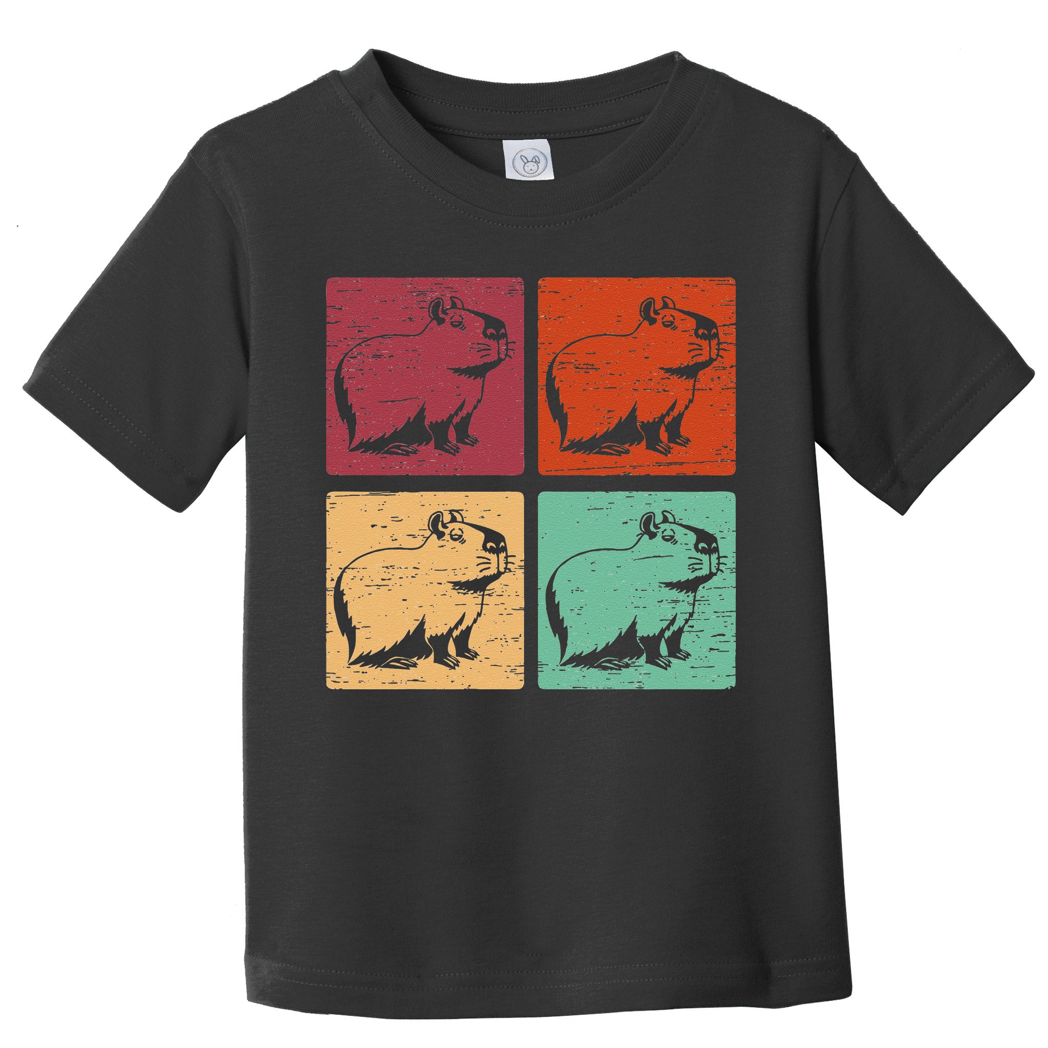 Vintage Capybara Rodent Animals Vintage Capybaras Capybara  Toddler T-Shirt