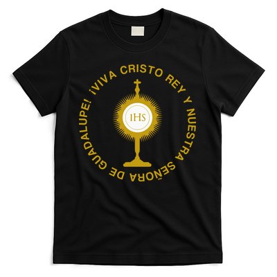 Viva Cristo Rey Catholic Cristeros Gift T-Shirt