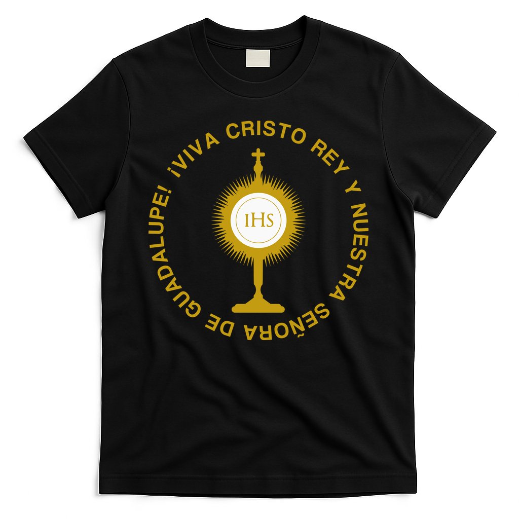 Viva Cristo Rey Catholic Cristeros Gift T-Shirt