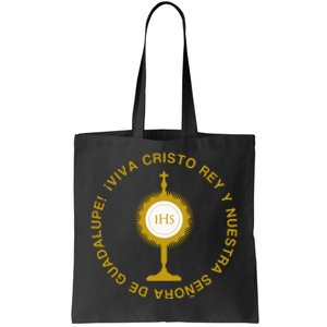 Viva Cristo Rey Catholic Cristeros Gift Tote Bag