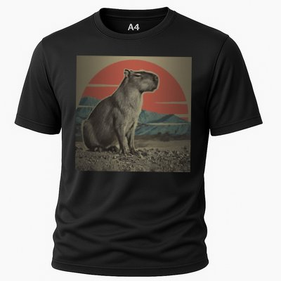 Vintage Capybara Retro Capybara Performance Shirt