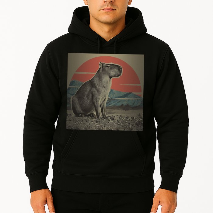 Vintage Capybara Retro Capybara Hoodie