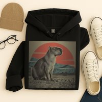 Vintage Capybara Retro Capybara Hoodie