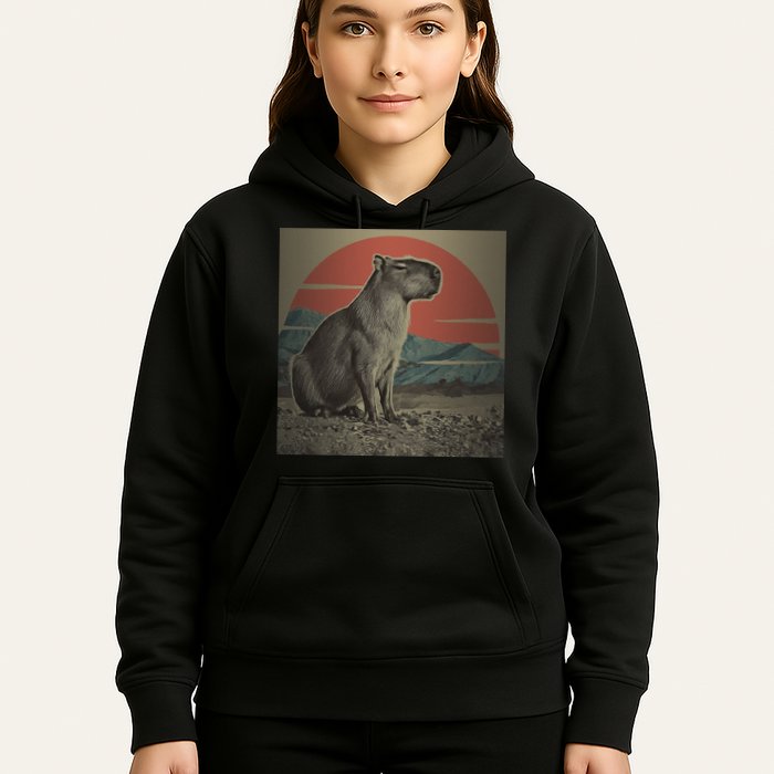 Vintage Capybara Retro Capybara Hoodie