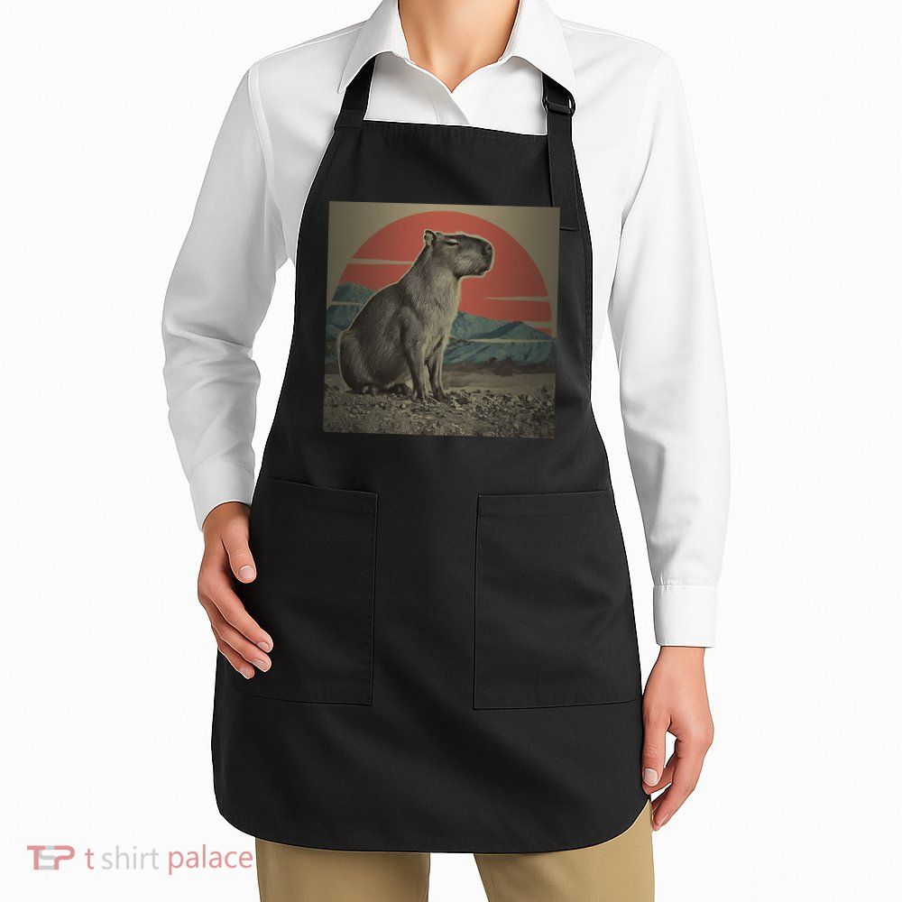 Vintage Capybara Retro Capybara Apron