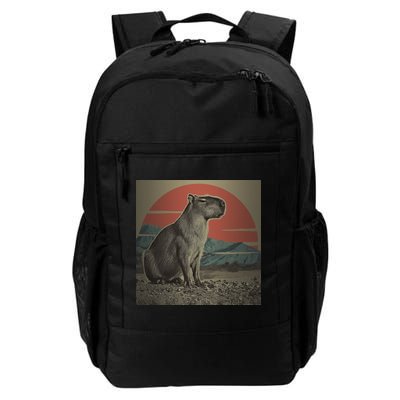 Vintage Capybara Retro Capybara Backpack