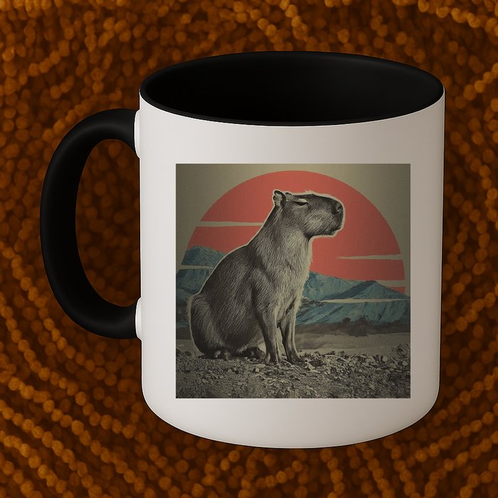 Vintage Capybara Retro Capybara Mug