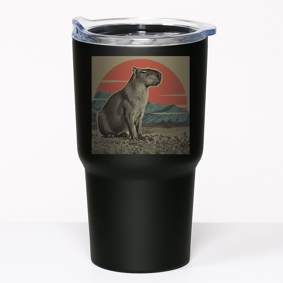 Vintage Capybara Retro Capybara Tumbler