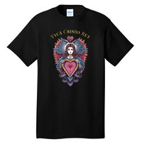 Viva Cristo Rey Sacred Heart Roman Catholic Tall T-Shirt