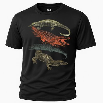 Vintage Crocodiles Retro Crocodile Performance Shirt