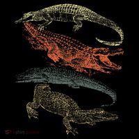 Vintage Crocodiles Retro Crocodile Tall T-Shirt