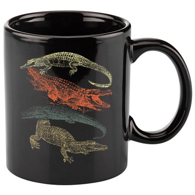 Vintage Crocodiles Retro Crocodile 11oz C Handle Ceramic Mug