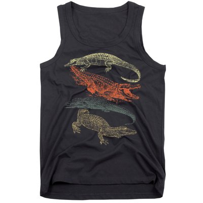 Vintage Crocodiles Retro Crocodile Tank Top
