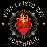 Viva Cristo Rey Roman Catholic Gift Kids T-Shirt